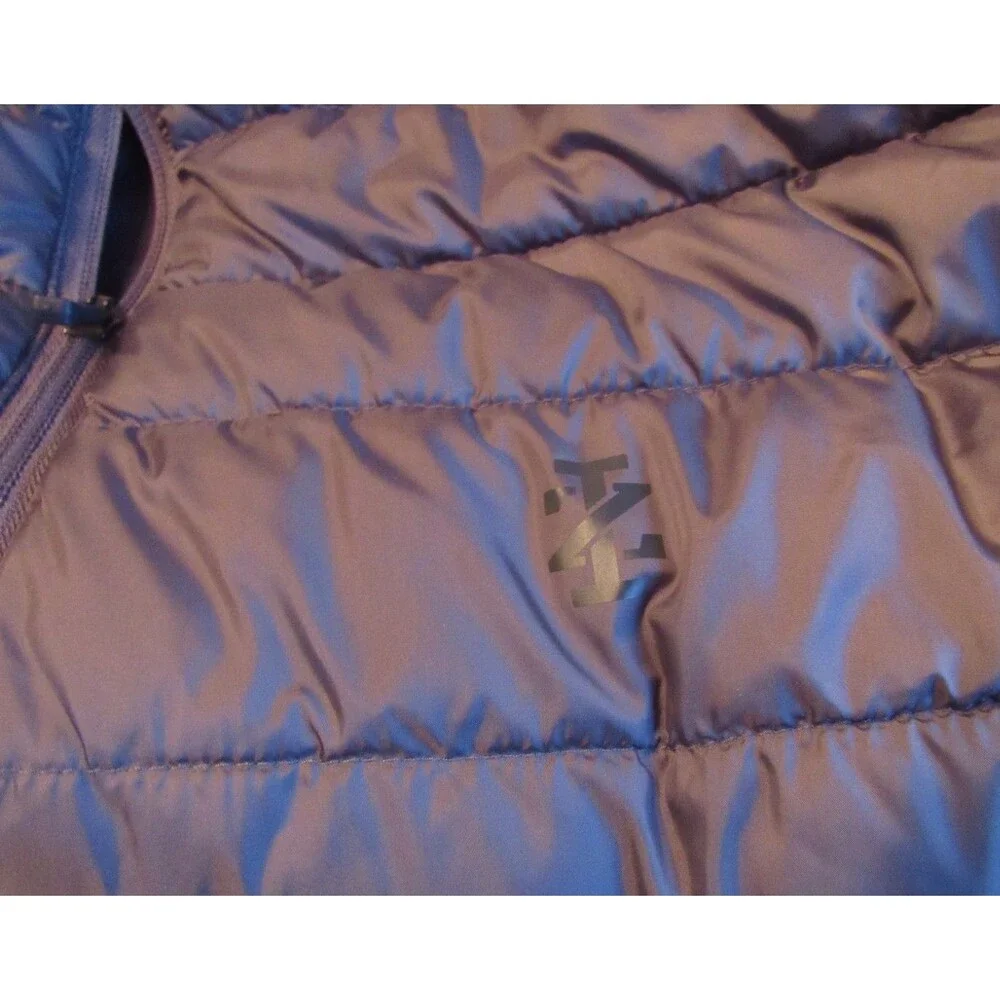 Izod Performance Advantage Quilted Packable Full Zip Gray Puffer Vest Size XL